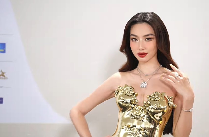 Đoàn Thiên Ân đội vương miện đọ dáng cùng dàn Hoa hậu, Á hậu ở chung kết Miss Grand Vietnam 2023 - 2