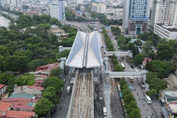 Tin tức trong ngày - Hình ảnh nhà ga đặc biệt nhất của tuyến đường sắt Nhổn – ga Hà Nội