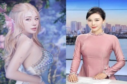 Đời sống Showbiz - &quot;Nữ thần làng game&quot; da trắng như tuyết bất ngờ trở thành BTV cho Đài Hà Nội