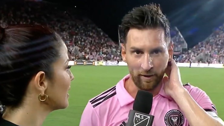 Messi thường không nhận phỏng vấn sau trận