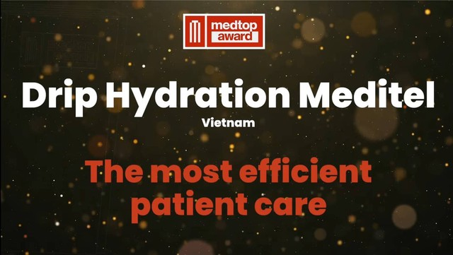 Drip Hydration Việt Nam tự hào dành giải thưởng Medtop Clinic Award 2023