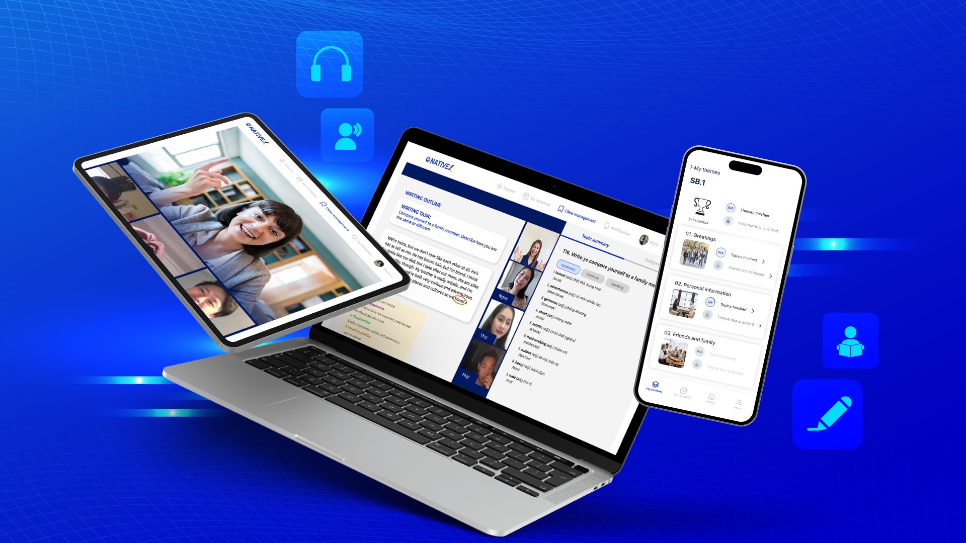 NativeX mang đến trải nghiệm học tập tối ưu nhất (Ảnh: NativeX)