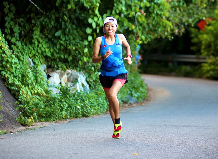 Runner 36 tuổi Lê Thị Hằng chạy 42 km mỗi ngày&nbsp;