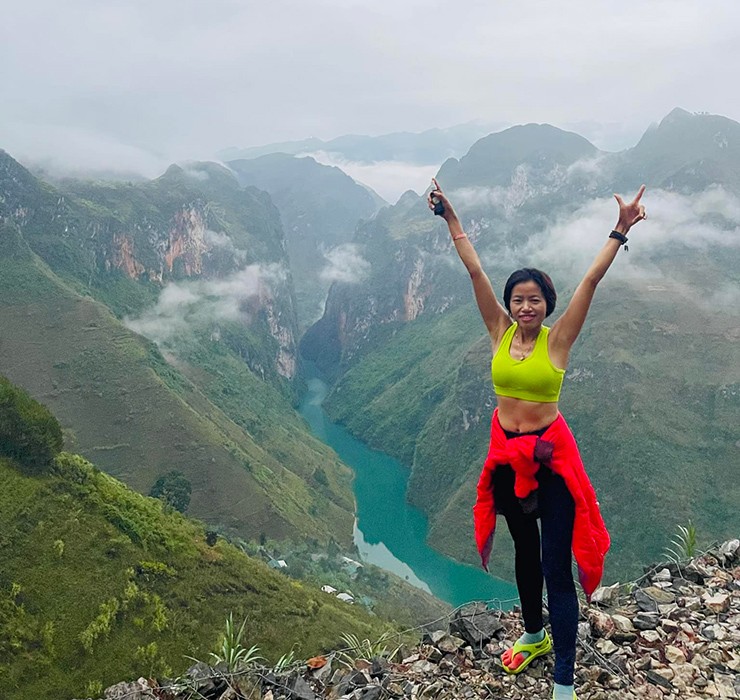 Hành trình của chị Hằng nhận được sự chú ý và khâm phục của cộng đồng