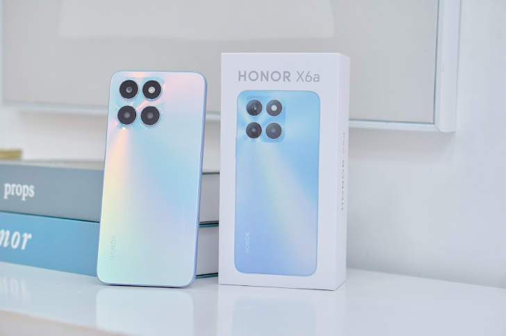 HONOR X6a gây ấn tượng mạnh bởi thiết kế thanh lịch với màu sắc thời thượng