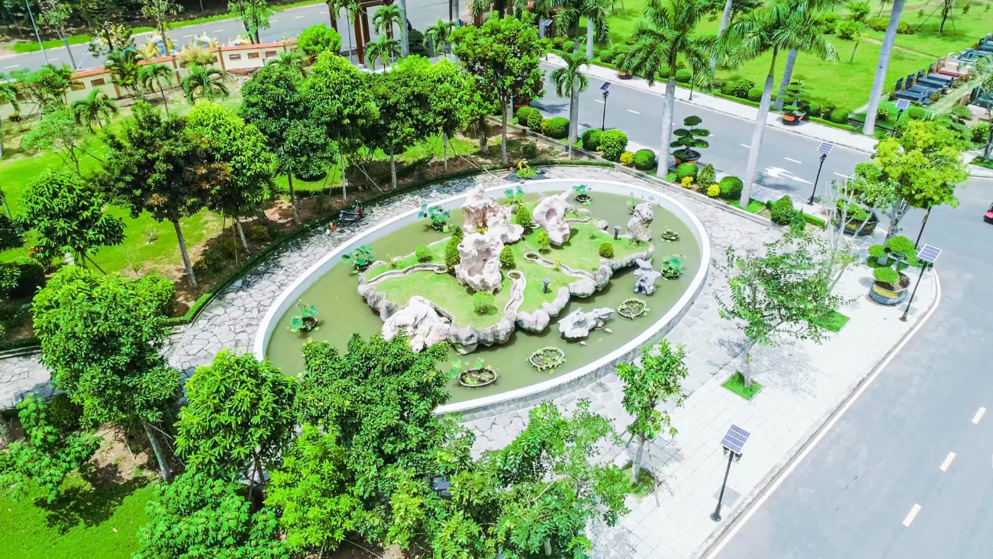 Cảnh quang phong thủy tại Hoa Viên Bình An