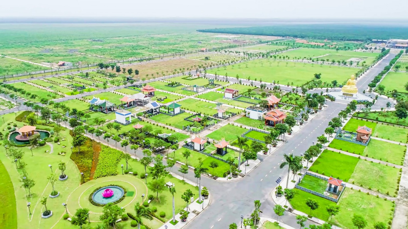 Điển hình Công viên nghĩa trang Hoa Viên Bình An tại Việt Nam