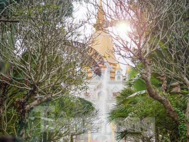 Khách thập phương du xuân tại ngôi chùa 'không nhang khói' tuyệt đẹp ở TPHCM
