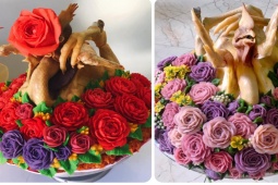 Thị trường - Tiêu dùng - Chi cả triệu đồng mua mâm xôi "lạ" về cúng rằm, gia chủ không nỡ ăn vì lí do này