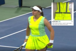 Thể thao - Trang phục gây xôn xao US Open 2023: Nữ tay vợt mặc đồ như "bóng tennis"