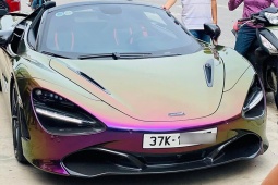 Siêu xe Anh Quốc McLaren 720S mui trần đầu tiên về Xứ Nghệ