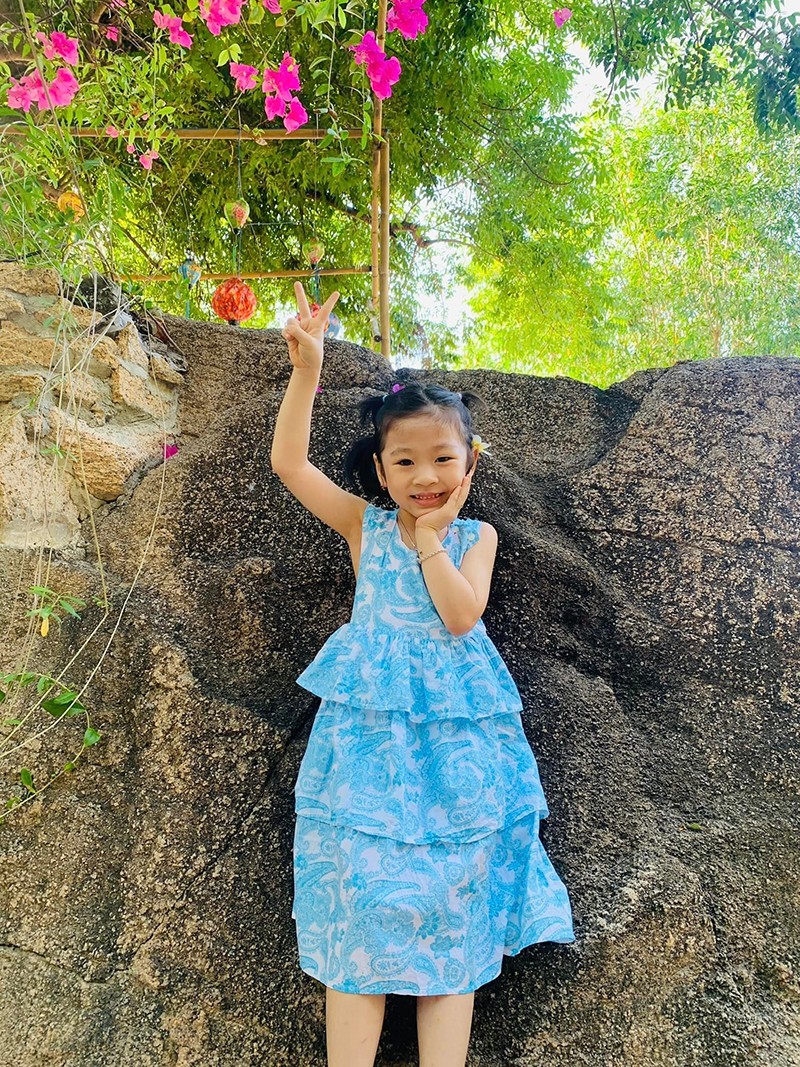 Nami hiện tại 5,5 tuổi cao 119cm, rất nhanh nhẹn, hoạt bát 