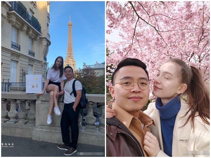 Cô đã quen một chàng trai Trung Quốc làm cùng công ty.