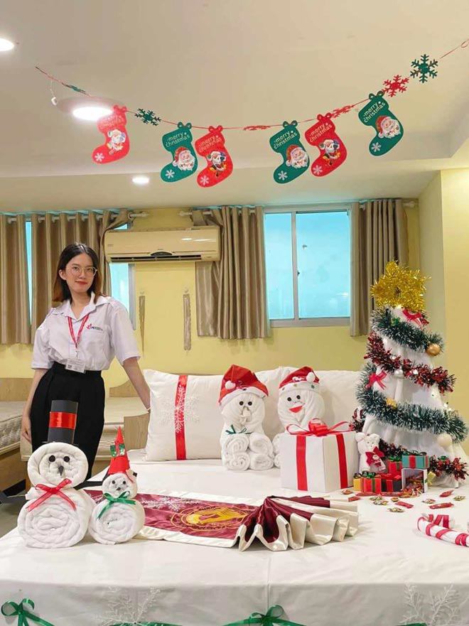 Trà My khi theo học bộ môn quản trị buồng