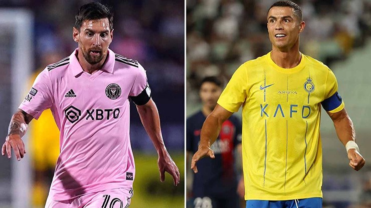 Ronaldo xếp dưới Messi ở bảng xếp hạng những VĐV nổi tiếng nhất mọi thời đại