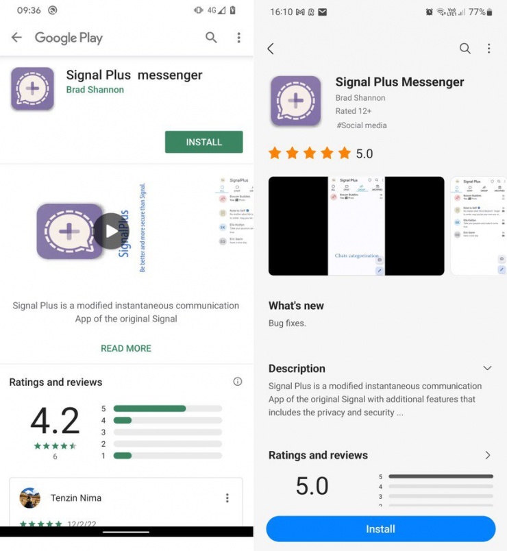 Phần mềm gián điệp BadBazaar được phát tán thông qua Google Play và Samsung Galaxy Store. Ảnh: ESET