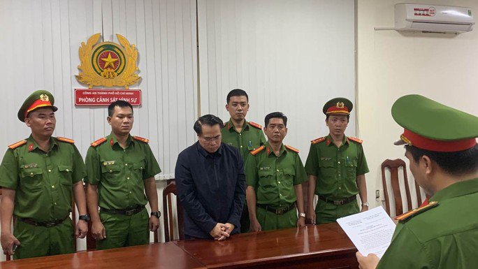 Ông Đặng Việt Hà bị khởi tố và bắt tạm giam khi đang là Cục trưởng Cục Đăng kiểm. Ảnh: Công an TP HCM cung cấp.