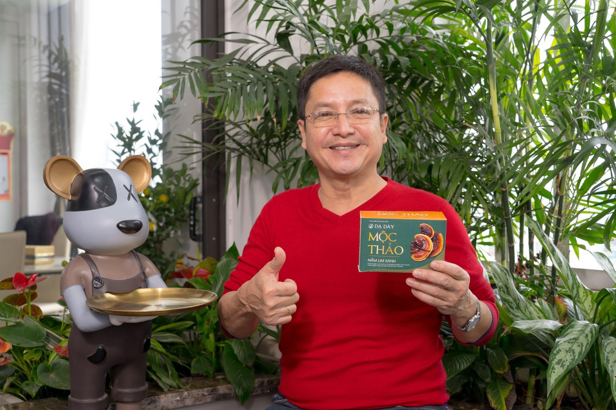 NSƯT Chí Trung lựa chọn Dạ dày Mộc Thảo để hỗ trợ giảm nguy cơ viêm loét dạ dày