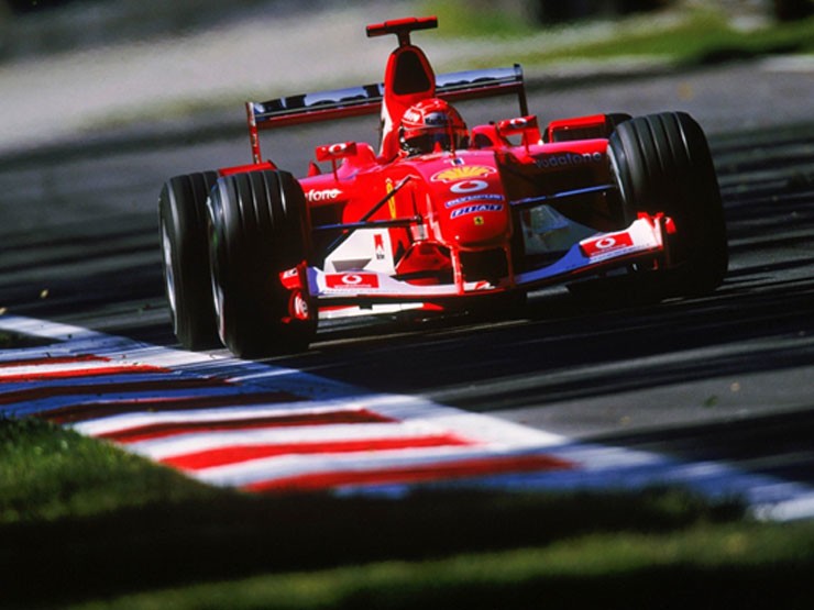 Schumi giành chiến thắng cuộc đua nhanh nhất lịch sử F1 năm 2003
