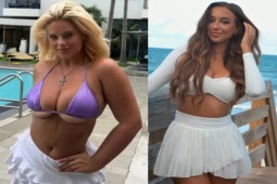 Thể thao - Fan "phải lòng" mỹ nhân chơi Golf, bikini quá nhỏ so với ring-girl võ thuật