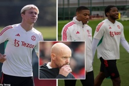 Bóng đá - MU "tơi tả" đấu Arsenal: Ten Hag nín thở vì Hojlund, cầu cứu hậu vệ 19 tuổi