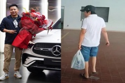 Đời sống Showbiz - Khoa Pug vừa về Việt Nam đã tậu xe tiền tỷ, clip xách bọc nilon đựng tiền "hot" trở lại