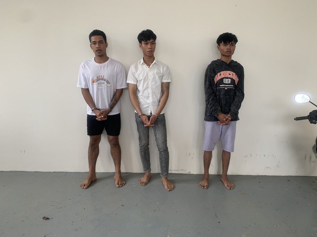 3 thanh niên trong vụ cướp. Ảnh: CA