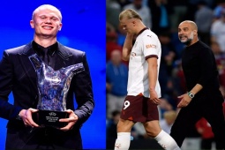 Bóng đá - Haaland ngất ngây khi đoạt hay nhất UEFA, thừa nhận Pep Guardiola "đáng sợ"