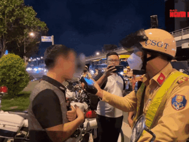 VIDEO: Vi phạm nồng độ cồn, người đàn ông nói ”do ăn 2 kg vải”