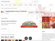 Công nghệ thông tin - Google bắn pháo hoa rực rỡ mừng Quốc khánh Việt Nam