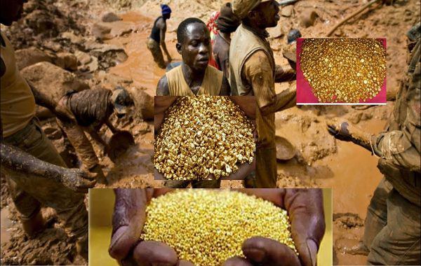 Khai thác vàng ở Cộng hòa Congo. Ảnh minh họa: Bizciziz