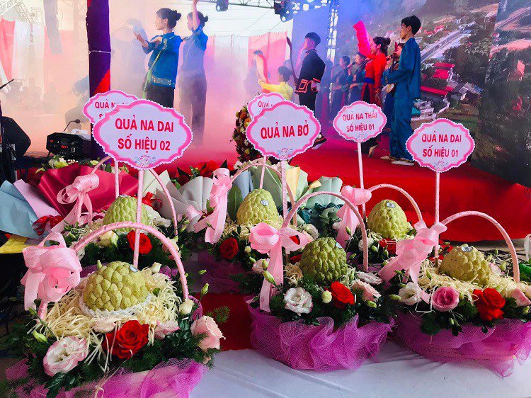 Quả na bở được đấu giá thành công với số tiền 100 triệu đồng.