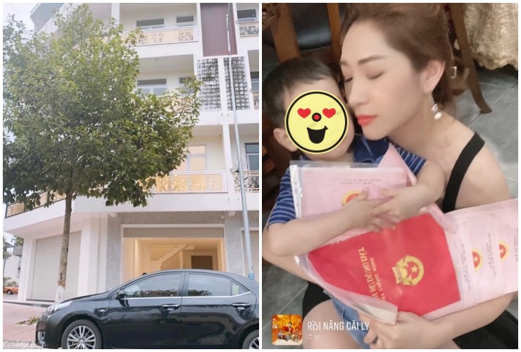 Cô còn gây chú ý khi khoe hình ảnh căn nhà 4 tầng khang trang ở Lâm Đồng: “Chào đón đứa con tinh thần đang thai nghén! Chờ xem sau khi hoàn thiện sẽ thế nào nhé. Có sức khỏe là có tất cả! Cố gắng vì 2 chuột con Andy và Tony. Mong 2022 này mẹ con mình an yên trên mảnh đất mới. 2 con trai đã chính thức có hộ khẩu cùng với mẹ rồi”.
