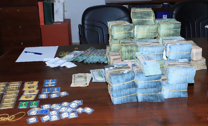 Tang vật công an thu giữ tại Công ty Lộc Phúc