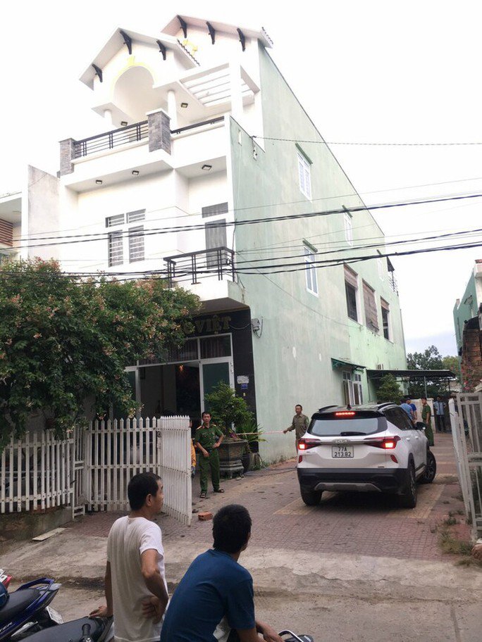 Hiện trường nơi xảy ra vụ án. Ảnh: N. giang