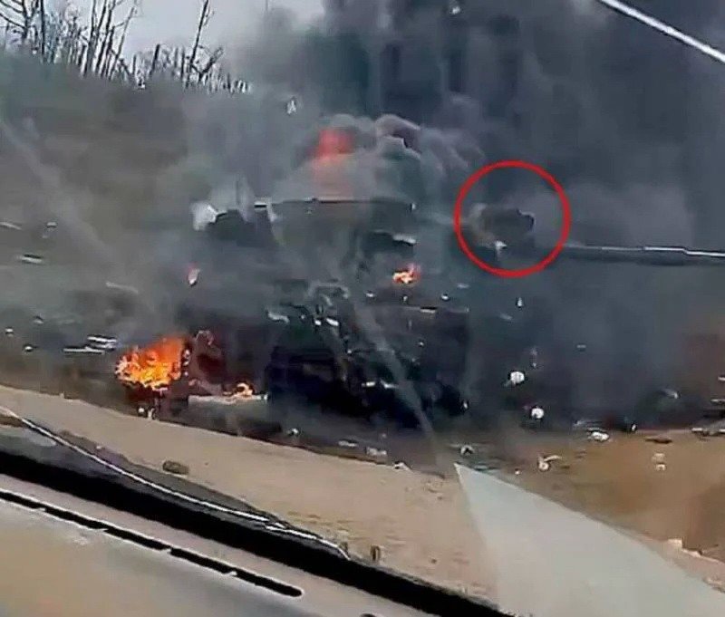 Bộ trưởng Quốc phòng Anh thừa nhận xe tăng Challenger 2 bị quân đội Nga phá hủy (ảnh: RT)