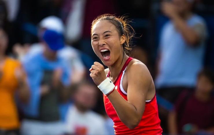 Zheng Qinwen đang trở thành "hiện tượng" của US Open 2023