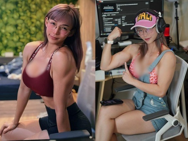 Bạn trẻ - Cuộc sống - Mỹ nữ cơ bắp mặc hở táo bạo khiến người nhìn ái ngại