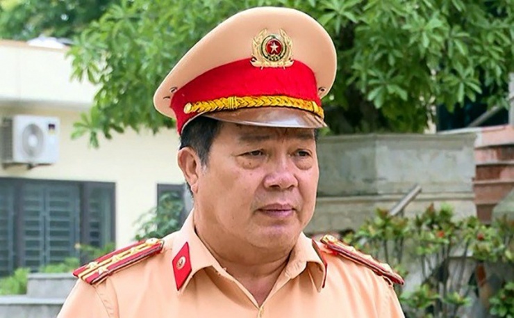 Đại tá Lê Văn Chiến, Trưởng Phòng CSGT-Công an tỉnh Thanh Hóa. Ảnh: TTV