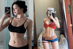 Làm đẹp - Nàng mẫu “nghiện” khoe cơ bụng đẹp nhờ chăm chỉ tập tành
