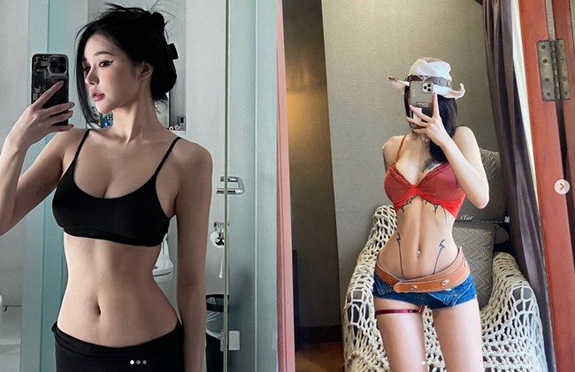 Nàng mẫu “nghiện” khoe cơ bụng đẹp nhờ chăm chỉ tập tành - 5