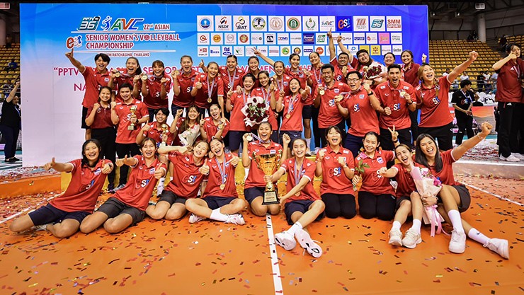 Tuyển nữ Thái Lan có chức vô địch châu Á sau 10 năm&nbsp;