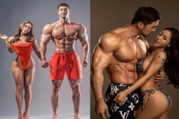 Thể thao - Cặp VĐV thể hình Hàn Quốc "trai tài gái sắc", cơ bắp như photoshop
