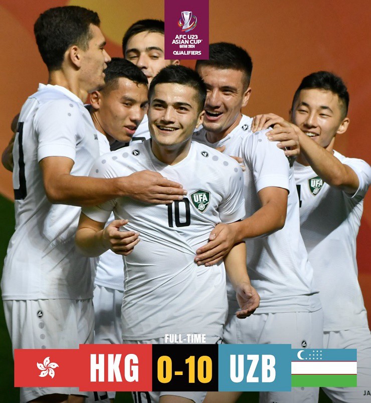 U23 Uzbekistan thắng đậm&nbsp;U23&nbsp;Hồng Kông (Trung Quốc)