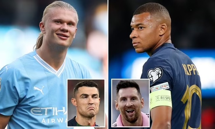 Haaland không tin có thể cùng Mbappe tái hiện cuộc cạnh tranh vĩ đại như Ronaldo - Messi