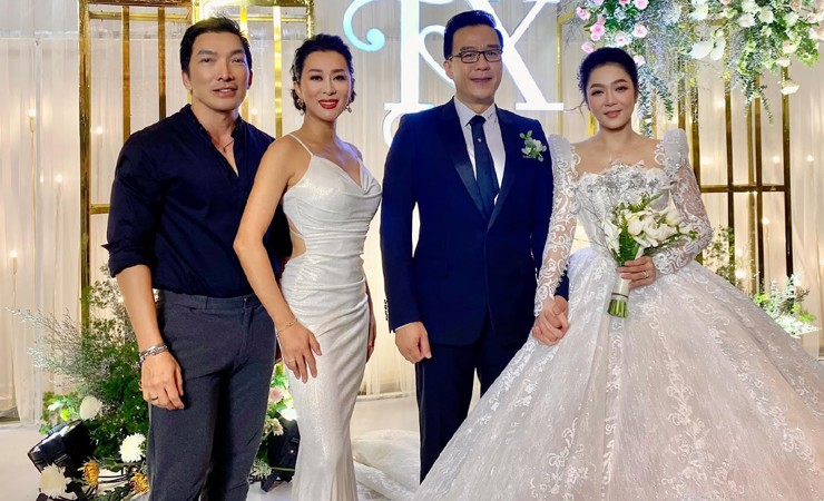Tháng 5 năm ngoái, đám cưới của nữ ca sĩ Hà Thanh Xuân và doanh nhân Thắng Ngô được tổ chức tại TP. HCM.
