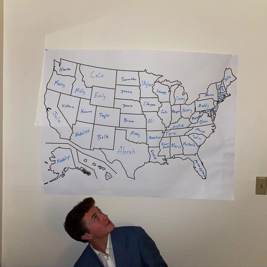 Wurnig cho biết anh đã tạo ra một lộ trình cho riêng mình để có thể thực hiện một chuyến đi gần như liền mạch trên khắp nước Mỹ.