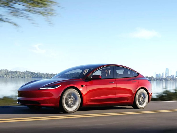 Xem trước phiên bản mới của mẫu xe điện Tesla Model 3 - 1