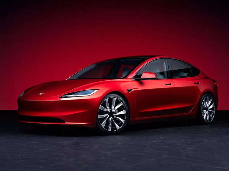 Xem trước phiên bản mới của mẫu xe điện Tesla Model 3 - 4
