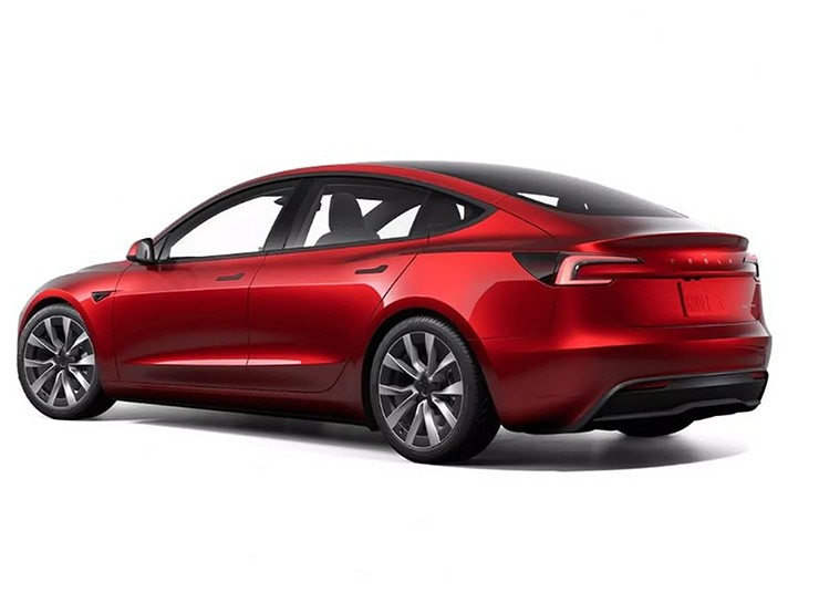 Xem trước phiên bản mới của mẫu xe điện Tesla Model 3 - 5
